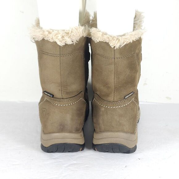 Keen Women's Brighton Low US6 Brown Leather insulated Shearling Snow Boots - Picture 11 of 16